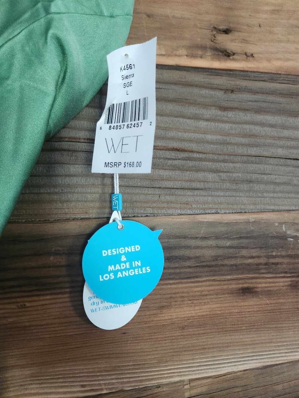 NWT WET Swimwear SIERRA ONE PIECE SWIMSUIT SIZE LARGE - Picture 3 of 4